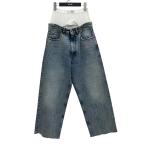 ショッピングマルジェラ マルタンマルジェラ MM6 Maison Margiela レイヤードデニムパンツ S62LB0149 インディゴ サイズ：26