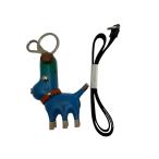 プラダ PRADA PRADAMALIA キーリング ブルー