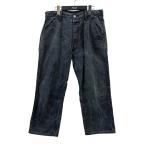 エヴィス EVISU デニムパンツ ブラック サイズ：34