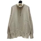 ザシンゾーン THE SHINZONE コットンカシミアワッフルニット ハーフジッププルオーバー 22MMSNI06 アイボリー サイズ：F0