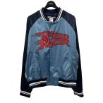 ザラ ZARA SPEED RACER グラフィックボンバージャケット ブルー サイズ：XL