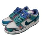 ショッピングDUNK ナイキSB NIKE SB×Futura Dunk Low White and Geode Teal ローカットスニーカー HF6061-400 ホワ