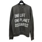 ディースクエアード DSQUARED2 クルーネックスウェット S78GU0048 グレー サイズ：L
