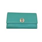 ティファニー Tiffany ＆ Co． チェーン付長財布 ブルー