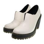 【値下げ】Dr．Martens CORDELIA　チャンキーヒールシューズ ホワイト サイズ：UK6(25ｃｍ) (EC)