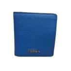 [ снижение цены ]FURLA футляр для карточек голубой ( Akashi магазин )
