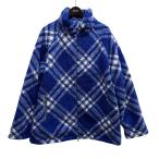 ショッピングBURBERRY 【値下げ】BURBERRY 23AW Tartan Fleece Jacket ブルゾン 8078777 ブルー サイズ：52 (明石店)