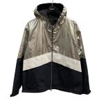 ショッピングmoncler 【値下げ】MONCLER QUINIC GIUBBOTTO ナイロンジャケット F10911B70600 シルバー×ネイビー サイズ：1 (明石店)