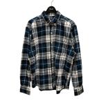ショッピンググーン ヌーン グーンズ NOON GOONS チェックシャツ ネイビー サイズ：M