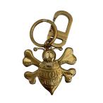 [ снижение цены ]DIOR×stussy брелок для ключа Gold ( Akashi магазин )