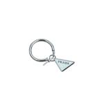 ショッピングused プラダ PRADA 1JO731 シルバーフープピアス シルバー