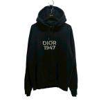 ショッピングdior ディオールオム Dior Homme 24SS ロゴ スウェット フーディ パーカー 413J691B0531 ネイビー サイズ：L