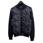 ショッピングmoncler MONCLER ニット切り替えダウンジャケット D20919418900 ネイビー サイズ：S (明石店)