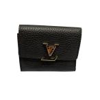ショッピングルイヴィトン ルイヴィトン LOUIS VUITTON ポルトフォイユ・カプシーヌ  三つ折り財布 M68587 ブラック×ピンク