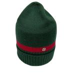 グッチ GUCCI ニット帽 グリーン サイズ：M