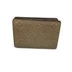 ルイヴィトン LOUIS VUITTON ポルトフォイユ　クレア 2つ折り財布 M80152 ベージュ