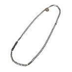 jiedaJieda HEMATITE NECKLACE серебряный 