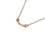 【値下げ】Tiffany & Co. Tスマイルネックレス ゴールド (和歌山店)