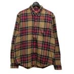 シュプリーム Supreme Tartan Flannel Shirt チェック 長袖シャツ ブラウン サイズ:M