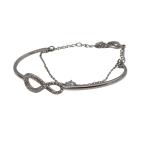 [ снижение цены ]SWAROVSKI INFINITY crystal браслет серебряный ( Wakayama магазин )