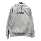シュプリーム Supreme 19AW Bandana Box Logo Hooded Sweatshirt 裏起毛プルオーバーパーカー グレー サイ