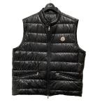 ショッピングmoncler モンクレール MONCLER GUI GILET ダウンベスト I10911A10700 ブラック サイズ：6