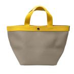 エルベシャプリエ Herve Chapelier リュクス船型トートバッグ M トートバッグ 707GP グレー×イエロー