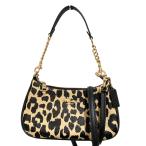 コーチ COACH TERI レオパード ショルダーバッグ CBH61 ブラック×ベージュ