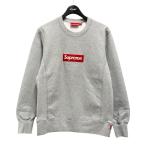シュプリーム Supreme 15AW Box Logo Crewneck スウェットトレーナー グレー サイズ：S