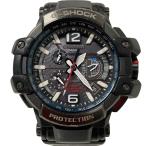 ショッピングg-shock ブラック カシオ CASIO G-SHOCK MASTER OF G - AIR アナログウォッチ GPW 1000 ブラック×ブルー