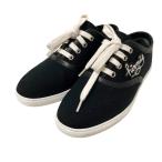 エルメス HERMES ローカットスニーカー ブラック サイズ：35