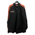 ショッピングハーレーダビッドソン ハーレーダビッドソン HARLEY-DAVIDSON 長袖シャツ 99003 07VM ブラック×オレンジ サイズ：2XL