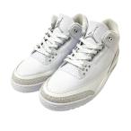 ナイキ NIKE AIR JORDAN 3 RETRO スニーカー CT8532 111 ホワイト サイズ：27.5cm