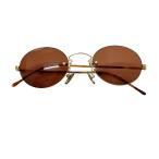  Gucci GUCCI овальный type солнцезащитные очки GG1260|S Gold × Brown размер :50*20