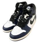 ナイキ NIKE AIR JORDAN 1 RETRO HIGH OG ハイカットスニーカー DZ5485 401 ネイビー×ホワイト サイズ：28c