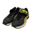 [ снижение цены ]PUMA ELL DOME KING PAM спортивные туфли 394767-01 черный × желтый размер :26cm (. рисовое поле магазин )
