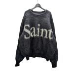 セントマイケル SAINT MICHAEL 23AW CREW NECK KNIT モヘアニット SM-A23-0000-042 ブラック サイズ：X