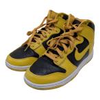 ナイキ NIKE DUNK HIGH RETRO PRM スニーカー HJ4320-001 イエロー×ブラック サイズ:29.0cm