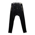 【値下げ】BALMAIN サルエルパンツ S7H5027 JO43 ブラック サイズ:XS (EC)