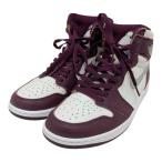 [ снижение цены ]NIKE AIR JORDAN 1 RETRO HIGH OG - ikatto спортивные туфли 555088-611 бордо × белый размер :28