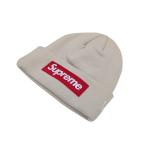 ショッピングシュプリーム 【値下げ】Supreme×New Era Box Logo Beanie ボックスロゴニットキャップ ベージュ (EC)