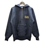【値下げ】Champion TRUE TO ARCHIVES REVERSE USAFA ハーフジップ フーデッド スウェットシャツ C3-A119 ネイビー サイズ：M (原宿店)