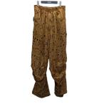 シュウマン SYUMAN. 25SS sloppy gather trousers ギャザーパンツ ブラウン サイズ:1