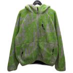ショッピングFleece パレス PALACE PALACE JACQUARD FLEECE HOODED JACKET ジャガードフリースフーデッドジャケット グリーン×グレ