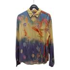 シュプリーム Supreme レーヨンシャツ イエロー×ブルー サイズ：M