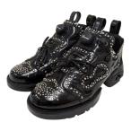 ノワールケイニノミヤ×リーボック noir kei ninomiya×REEBOK IPF DRESS PUMP FURY ローカットスニーカー ブラ