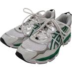 ショッピング比較 【値下げ】asics×Hidden NY GEL-NYC スニーカー 1201B001 ホワイト×グリーン サイズ：27.0cm (EC)