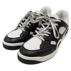 ショッピングgucci 【値下げ】GUCCI Basket S ローカットスニーカー ブラック×ホワイト サイズ：6 (EC)