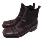 ショッピングGABBANA ドルチェアンドガッバーナ DOLCE ＆ GABBANA サイドゴアブーツ ブラウン サイズ：7 1/2