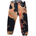 ショッピングsupreme シュプリーム Supreme 総柄スウェットパンツ ブラック×オレンジ サイズ：S